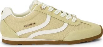 Carvela Womens Suede Fabric Florence Sneaker Sneakers - Mustard - Size UK 6