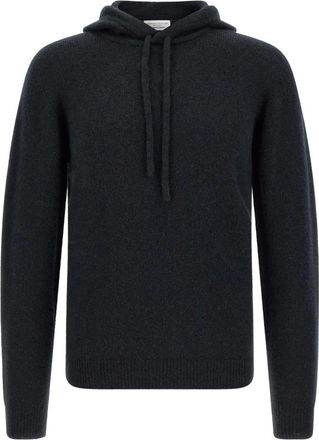 Roberto Collina Hoodies & sweatvesten, Heren, Blauw, 2Xl, Wol, Gebreide kleding