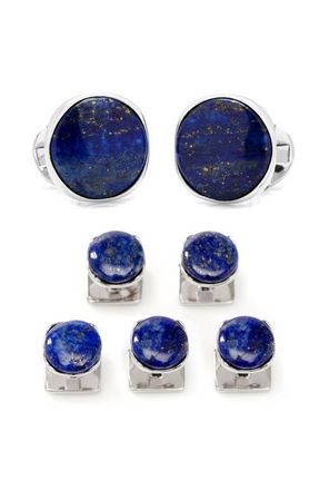 Cufflinks Inc. Lapis Cuff Links & Studs Set in Blue at Nordstrom