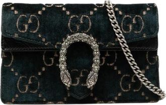 Gucci Pre-owned Dionysus Mini Tas - Dames - Vintage Mini Tas - Blauw - ONE Size - Leer - Vintage