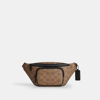 Coach Travis Belt Bag 30 In Signature Canvas