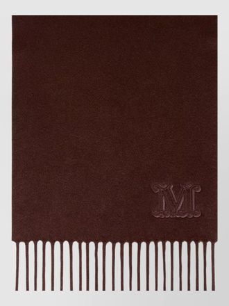 Max Mara cashmere fringe scarf