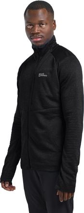 Jack Wolfskin Fleecejacke JACK WOLFSKIN TAIGA FZ M, Damen, Gr. XL (54/56), schwarz, Oberstoff: 100% POLYESTER ; Futter 1:00% POLYESTER, Jacken Fleecejacke