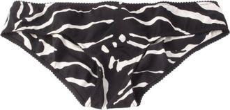 Dolce & Gabbana Ondergoed, Dames, Veelkleurig, M, Zebra Panties