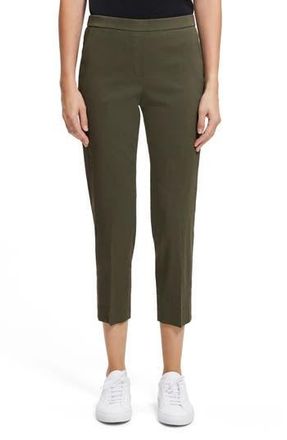 Theory Treeca Pull-On Pants in Dark Olive at Nordstrom Rack, Size 10