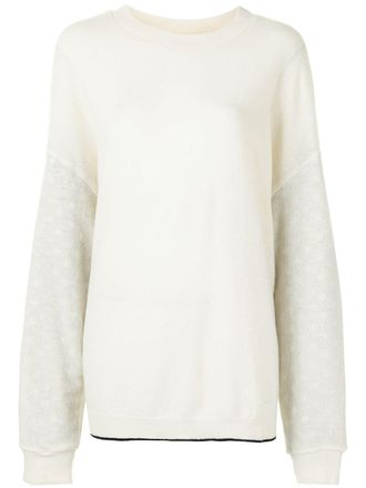 Yohji Yamamoto Maglione oversize - Toni neutri