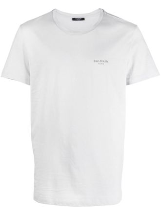 Balmain T-shirt con logo - Blu