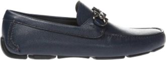 Ferragamo Mens Gancini Moccasin In Ultramarine