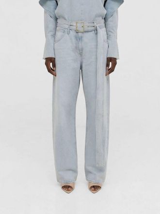 Darkpark Jeans a gamba larga in denim di cotone
