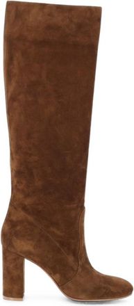 Gianvito Rossi Brown Glen Suede Leather Boots