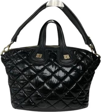Givenchy Pre-owned Handbag - Dames - Vintage Handtas - Zwart - ONE Size - Leer - Vintage