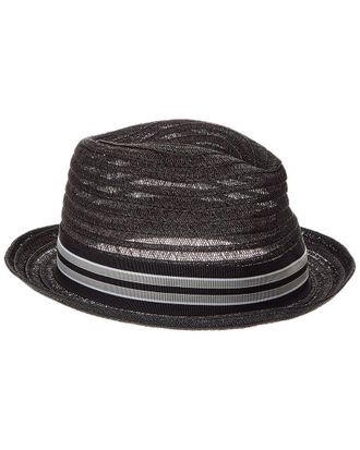 Bruno Magli Packable Open Weave Triby Straw Hat