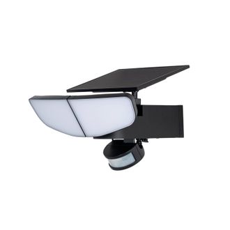 Lindby Lindby - L&aacute;mpara Solar Exterior naelin En Negro De Pl&aacute;stico