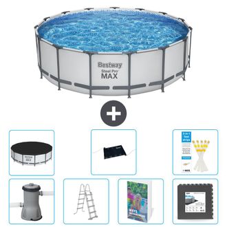 Bestway Piscina Bestway Steel Pro Max Redonda - 488x122 Cm - 8-piezas S543