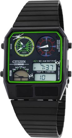 Citizen Trench Run Star Wars Quartz Analog-Digital Black Dial Watch JG2109-50W
