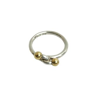 Tiffany & Co. Gold Silver Gold (18K) Silver 925 Band Ring (Pre-Owned)