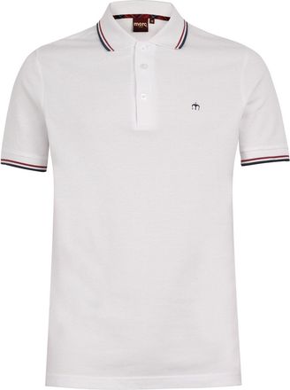 Merc Mens Card, Polo Shirt, White (White/Red), XXL