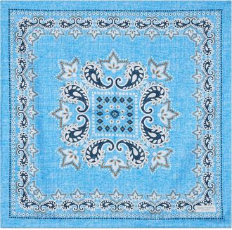 Robert Talbott Harmon Reversible Floral Paisley Neckerchief in Light Blue at Nordstrom