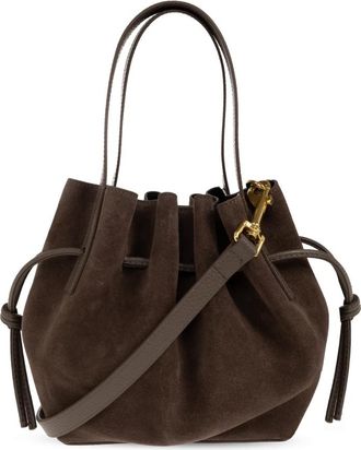 Yuzefi Mini Scallop Tote - Dames - Schoudertassen - Bruin - ONE Size - Leer - Tassen
