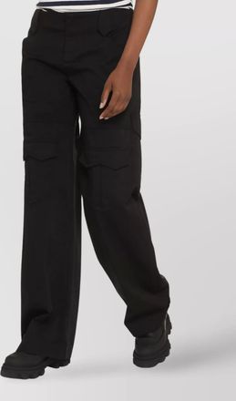 Tom Ford cargo trousers with wide-leg design and rolled-up cuff