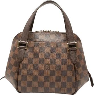 Louis Vuitton Pre-owned Belem PM - Dames - Vintage Handtas - Bruin - ONE Size - Leer - Vintage