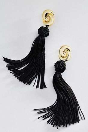 Luv AJ Solstice Knot Tassel Earrings