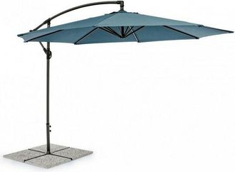 BIZZOTTO Bizzotto - Sombrilla Con Brazo 360 &deg; Texas 300x H260 Cm Antracita - Pavo Real