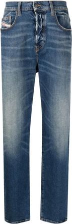 Diesel D-Finitive Tapered Jeans - Heren - Slim Fit Jeans - Blauw - W32 - Katoen - Jeans