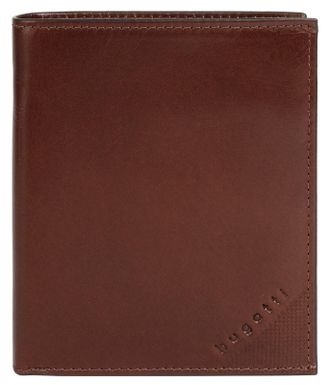 Bugatti Geldb&ouml;rse BUGATTI NOBILE, Herren, braun (cognac), Leder, leicht gl&auml;nzend, unifarben, Kleinlederwaren Geldb&ouml;rse, echt Leder