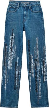 Alexander Wang Stijlvolle Denim Jeans - Dames - Regular Fit Jeans - Blauw - W26 - Denim - Jeans