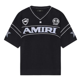 Amiri T-Shirts, male, Black, Size: L Sport T-shirt