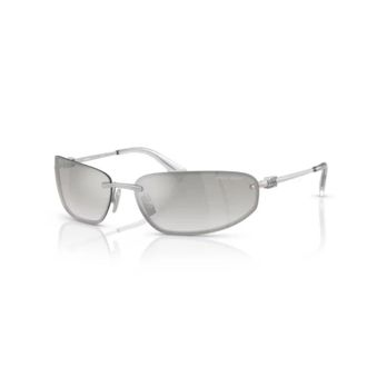 Miu Miu Sunglasses, unisex, Gray, 68 MM, 0MU A50S Oval Sunglasses