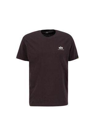 Alpha Industries T-Shirt ALPHA INDUSTRIES Basic T-Shirt SL, Herren, Gr. S, braun (hunter braun), Obermaterial: 100% Baumwolle, Shirts T-Shirt