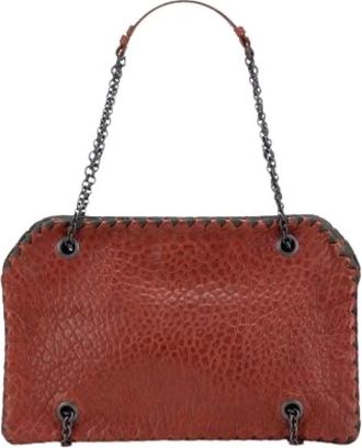 Bottega Veneta Pre-owned Shoulder Bags, female, Red, Size: ONE SIZE Pre-owned Vintage Shoulder Bag