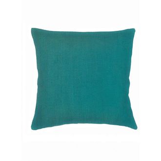 Anaya with Love So Soft Linen Euro Pillow with Down Alternative Insert in Teal at Nordstrom, Size 26X26
