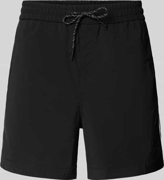 HUGO BOSS Regular Fit Shorts mit Label-Applikation Modell COLAS262S in Black, Gr&ouml;&szlig;e XXL