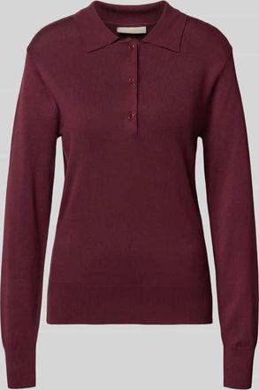Freequent Regular Fit Longsleeve aus Viskose-Mix Modell Katie in Bordeaux, Größe L
