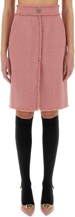 Dolce & Gabbana Rachel Tweed Midi Skirt-Donna