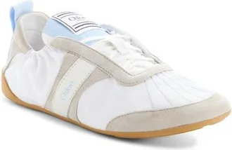 Chlo&eacute; Kick Sneaker in Blue/White at Nordstrom, Size 10Us