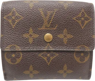 Louis Vuitton Brown Monogram Wallet (Bi-Fold) (Pre-Owned)