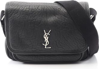 Saint Laurent Black Leather Shoulder Bag (Pre-Owned)