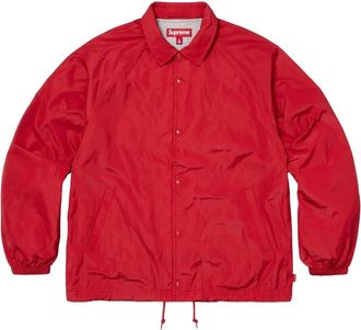 SUPREME Old English Arc coaches jacket - Rood