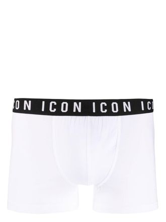 Dsquared2 Icon logo-waistband briefs - White