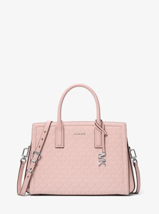 Michael Kors Laila Medium Signature Logo Satchel