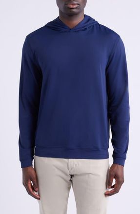 Johnnie-O Motion Performance Hoodie in Navy at Nordstrom, Size Xx-Large
