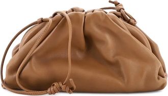 Bottega Veneta The Pouch Leather Mini crossbody bag - Bruin