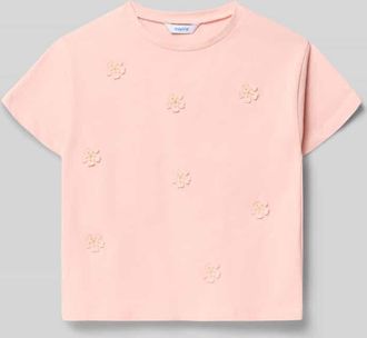 Only T-Shirt aus reiner Baumwolle in Rosa, Gr&ouml;&szlig;e 110