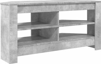 vidaXL Muebledetvdeesquina Gris Concreto 102 X 40,5 X 45 Cm Vidaxl