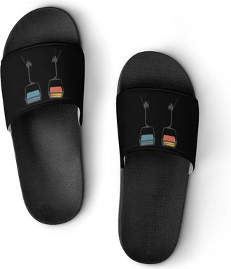 Generic Chairlifts Unisex Beach Slippers & Pool Slides Anti-Slip House Shoes for Home Outdoor