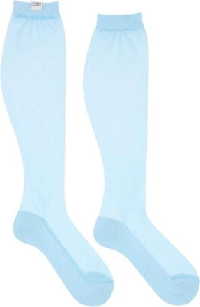 Maison Margiela Bootleg Sokken - Dames - Sokken - Blauw - M - Ondergoed